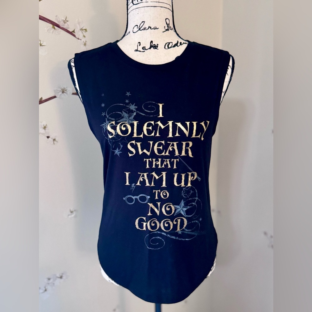 Harry Potter “I Solemnly Swear That I’m Up to No Good” Sleeveless Shirt – Small
